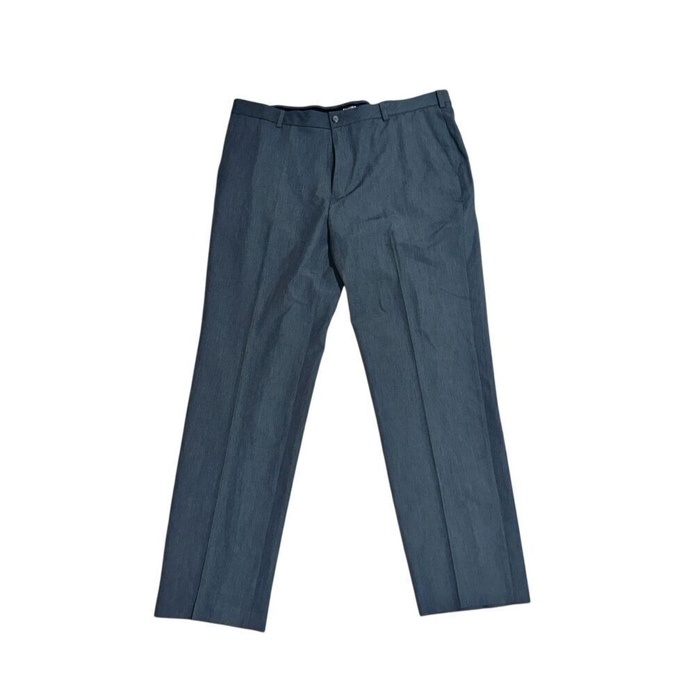 NEW WITH TAGS Stafford Mens Designer grey 365 All Temp Comfort Pants Straight fi